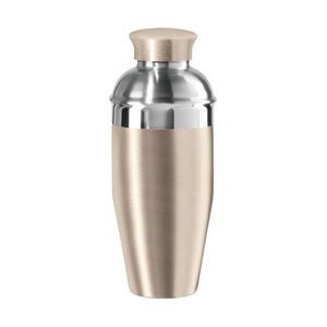 Shaker à cocktails en acier inoxydable finition nickel noir, élégant, pour usage professionnel en bar, vente en gros - Product Image 5