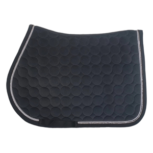 Tapis de selle tout usage personnalisé, confortable, pour dressage, équipement d'équitation anglaise, entraînement, respirant, en velours polyester - Product Image 3