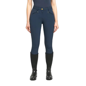 Leggings de equitación negros de asiento completo para mujer, ropa ecuestre, jodhpurs ajustados, pantalones de montar a la venta - Product Image 1