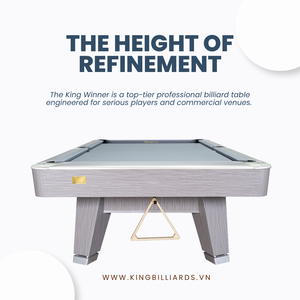 King Winner 254x127cm Playfield Premium <b>Slate</b> Billiards <b>Table</b> Heavy Duty Steel Frame Competitive Vietnam Manufacturer - Product Image 2