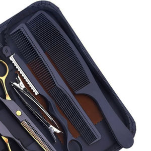 กรรไกรตัดผมมืออาชีพ สแตนเลส ชุดกรรไกรตัดผมสำหรับช่างทำผม ชุดอุปกรณ์จัดแต่งทรงผมสำหรับร้านเสริมสวย - Product Image 2