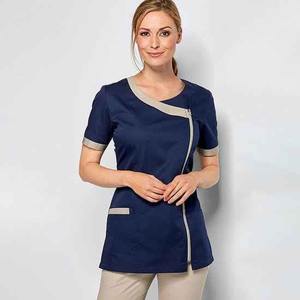 Ensemble d'uniformes médicaux tissés personnalisables et tendance à séchage rapide pour femme : Blouse et pantalon de jogging pour infirmière et personnel hospitalier - Product Image 6