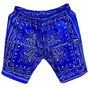 Pantalones cortos de carga con bolsillos y cremallera para hombre, shorts de playa con sublimación personalizado, nuevo diseño, venta al por mayor - Product Image 2