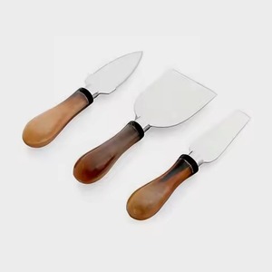 ชุดมีดชีสสแตนเลสสตีลทันสมัย ชุดอุปกรณ์ตัดชีส อุปกรณ์เสิร์ฟในครัว ชุดเตรียมอาหาร - Product Image 2