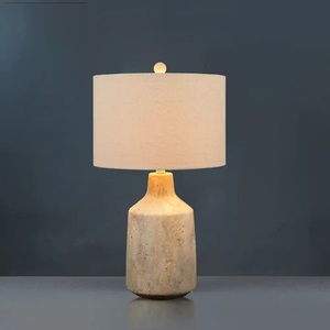 Solución de Iluminación Decorativa con Travertino Refinado que Ofrece la Belleza de la Piedra Natural, Artesanía Excepcional y Colocación Versátil - Product Image 2