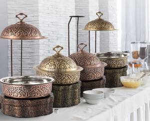 ถาดอุ่นอาหารโลหะคุณภาพพรีเมียมขายดี พร้อมวัสดุคุณภาพเยี่ยม เหมาะสำหรับงานแต่งงาน โรงแรม ร้านอาหาร และบริการจัดเลี้ยง - Product Image 1