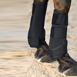 Wholesale Custom Design Tendon Horse Brushing Boots Breathable Lightweight Neoprene Leg Protection <b>Equestrian</b> Riding Equipment - Product Image 5