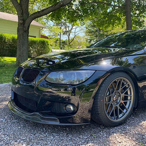 Nouveau pare-chocs avant en fibre de carbone style Arkym à visser pour BMW Série 3 E92 E93 LCI Coupé Cabriolet 2011-13 avec pack M-Tech uniquement - Product Image 2