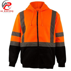 Sudadera de Seguridad de Alta Visibilidad, Reflectante, Transpirable y Ligera, de Algodón, para Trabajadores, Calidad Premium 2026 - Product Image 4