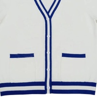 Pull-over en acrylique jacquard personnalisé avec logo brodé pour femme, cardigan long tricoté confortable, idéal pour l'hiver
