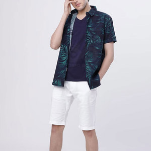 Camisas de playa para hombre con estampado tropical de calidad premium, ligeras, transpirables, de poliéster, para vacaciones de verano. - Product Image 5