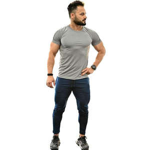 Camiseta Deportiva de Compresión para Hombre, Personalizada, de Poliéster y Elastano, Ligera, Ajustada, con Manga Raglán, de Secado Rápido, para Entrenamiento, Running y Gimnasio - Product Image 5