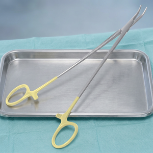 FINOCHIETTO T.C Porte-aiguille en acier inoxydable incurvé Manuel Instrument chirurgical de qualité supérieure pour la chirurgie générale Certifié CE - Product Image 4