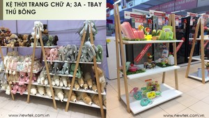 Exhibidor Metálico Moderno con Recubrimiento en Polvo, Estilo Moderno, Forma de A, Exhibidor para Supermercado en Vietnam, Exhibidor Independiente, Varios Tipos de Exhibidores - Product Image 2