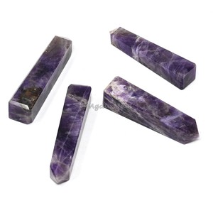 High Quality Handmade Agate Points Polished Gemstone Fancy Jasper Tower Obelisk Feng Shui <b>Crystal</b> <b>Wands</b> for Chakra Healing - Product Image 2