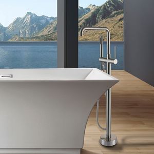 Rubinetto per Vasca da Bagno Freestanding con Doccetta - Rubinetti Premium per Bagno e Doccia - Product Image 2