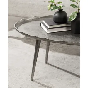 Mesa de Centro de Metal de Diseño para Patio, para Espacios Exteriores de Resorts y Villas, Mesa de Centro de Metal para Exteriores Hecha a Mano con Calidad de Exportación - Product Image 3