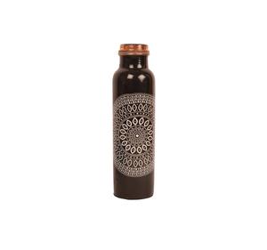 Bouteille d'eau en cuivre de haute qualité pour boire, 34 oz, grande, martelée, 100% ayurvédique, pure, anti-fuite - Product Image 3