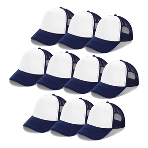 Gorra Trucker de Malla Morada y Blanca de 6 Paneles, Ajustada, Unisex, para Adulto, Estilo Casual de Béisbol, Color Sólido, Estilo Snapback, con Bloques de Color y Perlas - Product Image 3