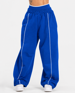 Personalized <b>Women's</b> Contrastline Full Zip Tracksuit Two Piece Casual Outfit Relaxed <b>Jacket</b> And Wide Leg Pants Matching Apparel - Product Image 5