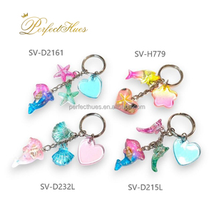 พวงกุญแจของขวัญของที่ระลึก-สวนสาธารณะทะเลอุปกรณ์เสริมพวงกุญแจ PS พิมพ์ UV ลายสัตว์ - Product Image 4