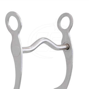 Conçu pour des performances équestres cohérentes, mors d'étrille équestre de haute qualité et fiables, construction robuste en acier inoxydable, finition lisse. - Product Image 3