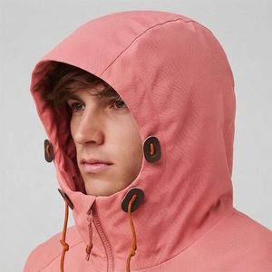 Veste coupe-vent à capuche zippée intégrale pour homme, légère, color block, pour sports de plein air et décontractée, fournisseur personnalisé - Product Image 5