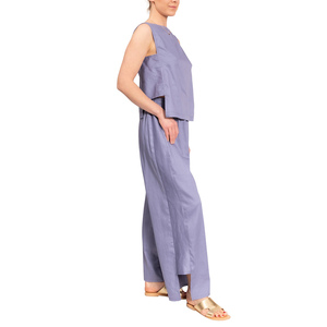 Conjunto de pijama de algodón puro para mujer, estilo europeo americano, ropa de dormir fina de verano, ropa de casa suave y cómoda transpirable - Product Image 3