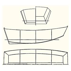 Barco Crucero Pequeño Clásico Ligero de Fibra de Vidrio y Madera, Construido a Medida por Atkin Saipan - Product Image 4