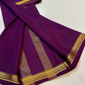 Moderne Festliche Diwali Damen Viskose-Seide Saree 120g Chit Pallu Schnelltrocknend Ganzjährig Lässige Traditionelle Ethnische Shari-Kleidung - Product Image 5