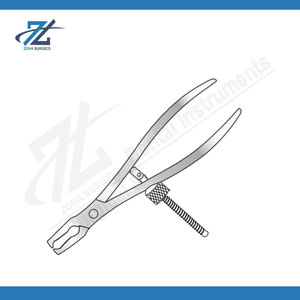 Pince à os articulée avec vis de maintien en acier inoxydable, instrument chirurgical orthopédique réutilisable, Pince à os Pakistan - Product Image 4