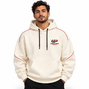 Sudadera con capucha oversize para hombre, con estilo de hombros caídos, construcción cómoda y silueta holgada para atuendos urbanos contemporáneos. - Product Image 1
