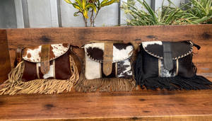 กระเป๋าสะพายข้างหนังวัวสำหรับผู้หญิงกระเป๋าสะพายไหล่หนังแท้หรูหราสำหรับ2024 - Product Image 4