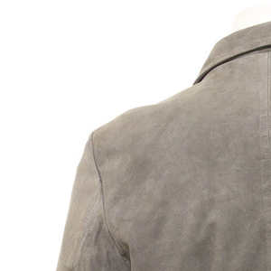 Chaqueta de cuero personalizada para hombre para invierno, diseño con cuello vuelto, corte regular y mangas largas. - Product Image 4