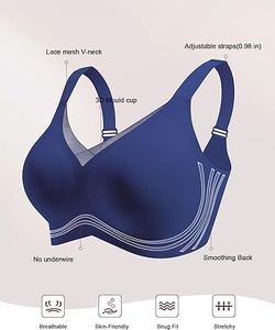 Soutien-gorge sans fil pour femmes, coupe confortable - Product Image 3