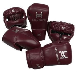 Conjunto de Boxeo Profesional de Alta Calidad Premium con Logotipo Personalizado, Cuero Genuino de Vaca, Transpirable, Alta Elasticidad y Protección - Product Image 6