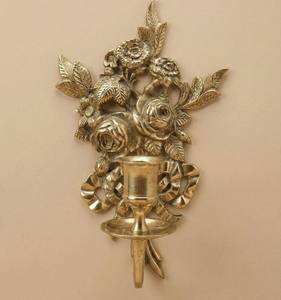 Applique Murale Décorative de Luxe Dorée, Luminaire Mural à Bougies en Laiton Antique pour la Décoration Intérieure de Palais, Villas, Hôtels et Espaces Royaux, Décoration Maison - Product Image 1