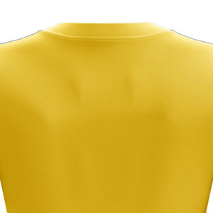 Camiseta de Verano para Hombre, Estilo Urbano, Sublimada, Color Personalizado, Diseño de Punto Estampado, Antiarrugas, Manga Corta, Amarilla, Nueva - Product Image 6