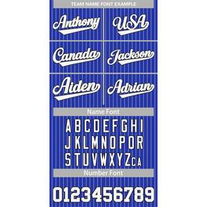 Camiseta de béisbol a rayas personalizada para hombres/mujeres/camisa con botones para jóvenes con nombre personalizado y número impreso o cosido - Product Image 2