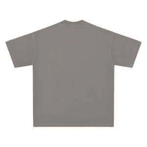 เสื้อยืดโอเวอร์ไซส์ผ้าคอตตอนหนา 320 GSM สไตล์สตรีทแวร์ แบบเรียบ สีพื้น ทรงหลวม - Product Image 2