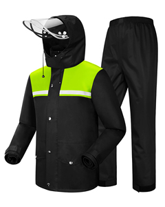 Rain Suit Durable Rainwear Suit Waterproof Hooded Outdoor Design OEM Wholesale - Product Image 5