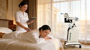 เครื่องนวดคลื่นกระตุ้นแบบเสียบปลั๊ก AuraCare K-Shockwave ระดับพรีเมียม สำหรับการบำบัดด้วยคลื่น ช่วยผ่อนคลายและบรรเทาอาการปวดเมื่อยตามร่างกาย - Product Image 6