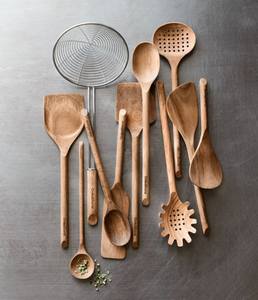 Handcrafted Wooden Spoon Cutlery Collection Reusable Tableware <b>Dining</b> Kitchen Accessory Set Modern Style Premium - Product Image 6