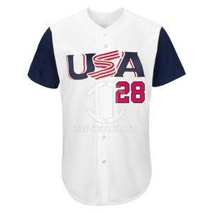 Uniforme de Béisbol Transpirable Personalizado Directo de Fábrica, Conjunto de Jersey y Pantalones de Manga Corta con Estampado, MOQ Bajo, Diseño Personalizado - Product Image 1