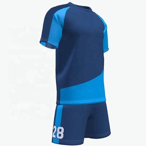 Vêtements de football personnalisés avec impression du numéro de l'équipe T-shirt de football respirant Meilleure vente d'uniforme de football à manches courtes pour adultes - Product Image 2
