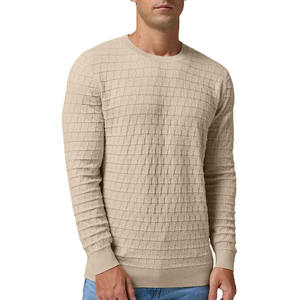 Pull-over personnalisable pour homme, chaud et épais, doux et confortable, en nylon/acrylique, lavable en machine, col rond - Product Image 1