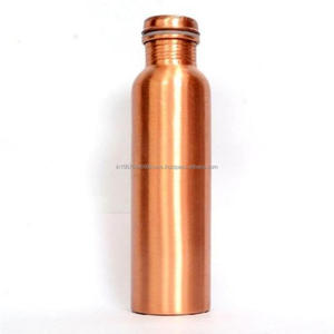 Hot Demanded Summer Water Bottle Muy saludable Ayurvedic Verified Buena calidad Drinkware Botella de cobre a precio basado en la calidad - Product Image 2