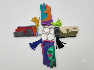 Hot Selling Premium Falconry Hood Genuine Leather Falconry <b>Gloves</b> Outdoor Non-Slip Adjustable Wrist Strap Key Chain Set Eagle - Product Image 2