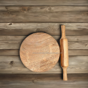 Thủ Công Tự Nhiên Xoài Gỗ Chakla Belan Thiết Lập Kết Thúc Mịn Cán <span class=keywords><strong>Pins</strong></span> & Pastry Bảng Cho Nhà Nấu Ăn & Nhà Bếp Trang Trí Nội Thất - Product Image 1