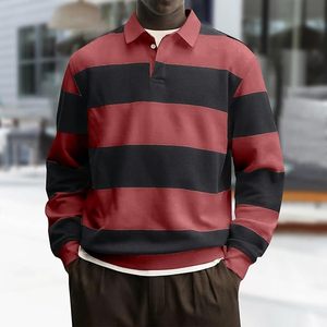 Chemise de rugby pour homme la plus vendue, 100 % coton, qualité supérieure, manches longues, séchage rapide, design personnalisé, étiquettes logo multicolores - Product Image 6